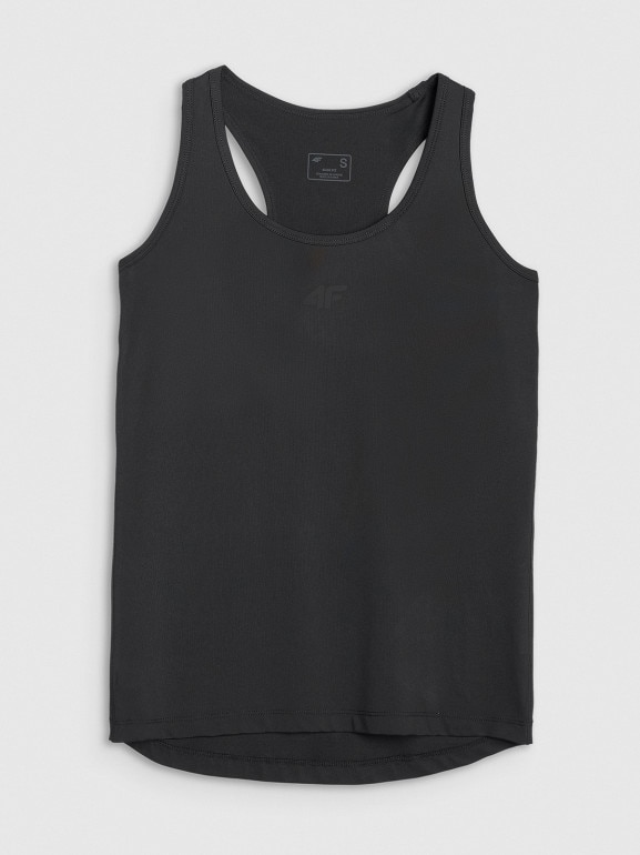 Damski top treningowy 4F 4FWMM00TFSLF0762 - czarny