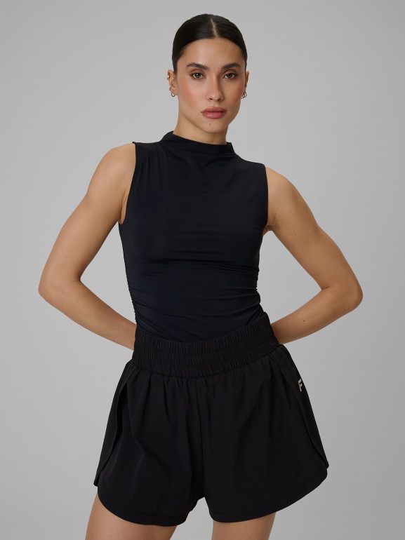 Damski top treningowy 4F 4FWSS26TFSLF0749 - czarny