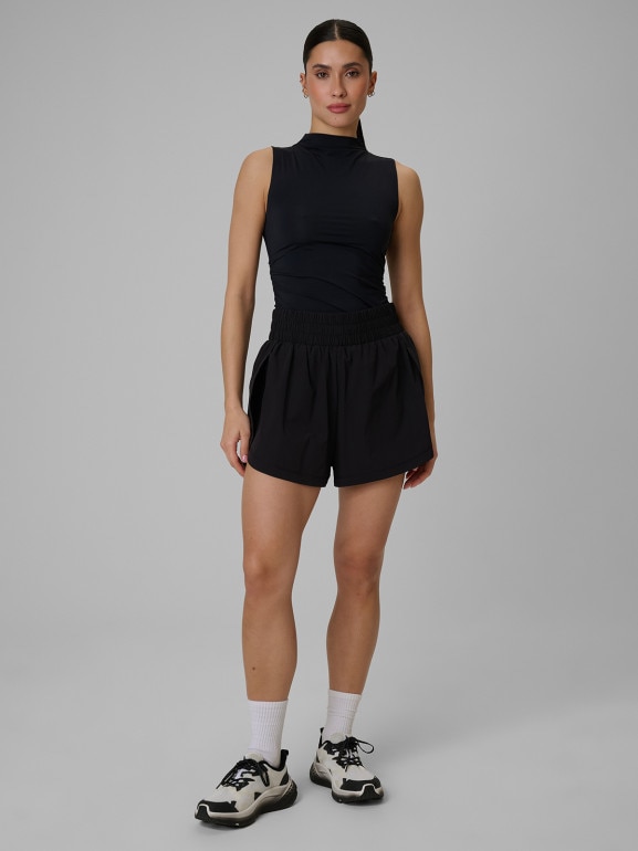 Damski top treningowy 4F 4FWSS26TFSLF0749 - czarny