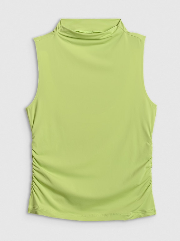 Damski top treningowy 4F 4FWSS26TFSLF0749 - zielony