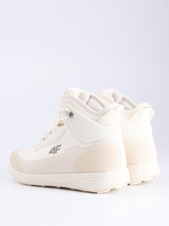 Damskie buty zimowe śniegowce DCX 4F 4FRAW25FWINF058 - białe