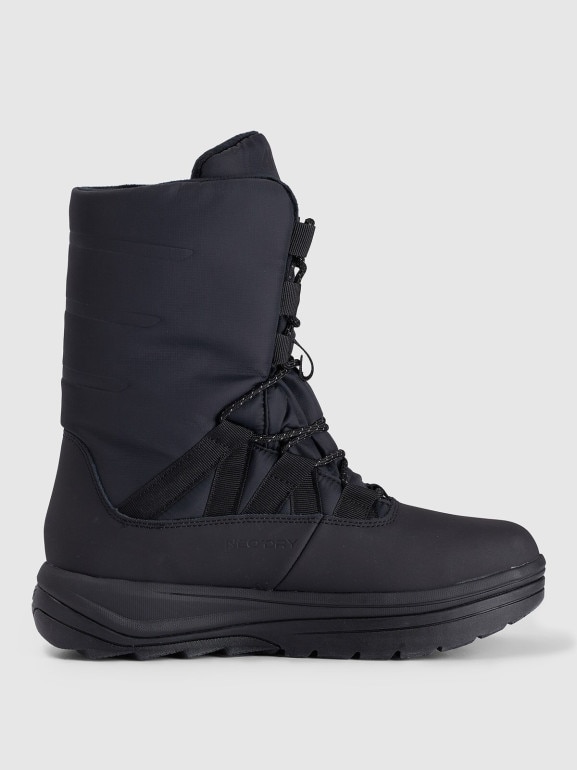 Damskie buty zimowe śniegowce INUA 4F 4FRAW25FSBSF041 - czarne