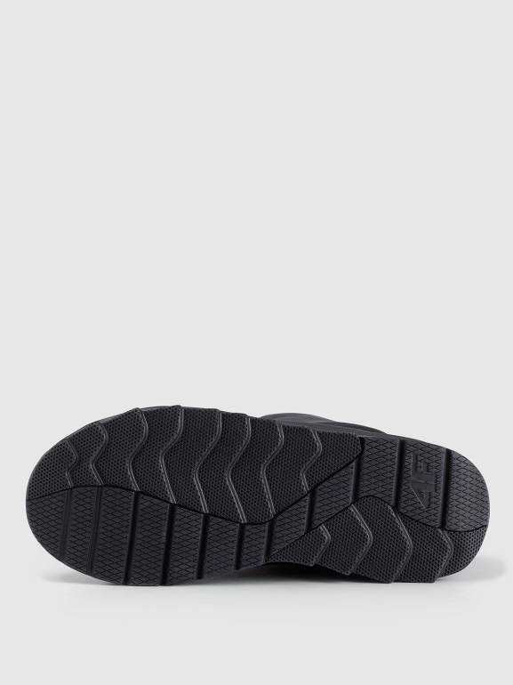 Damskie buty zimowe śniegowce INUA 4F 4FRAW25FSBSF041 - czarne