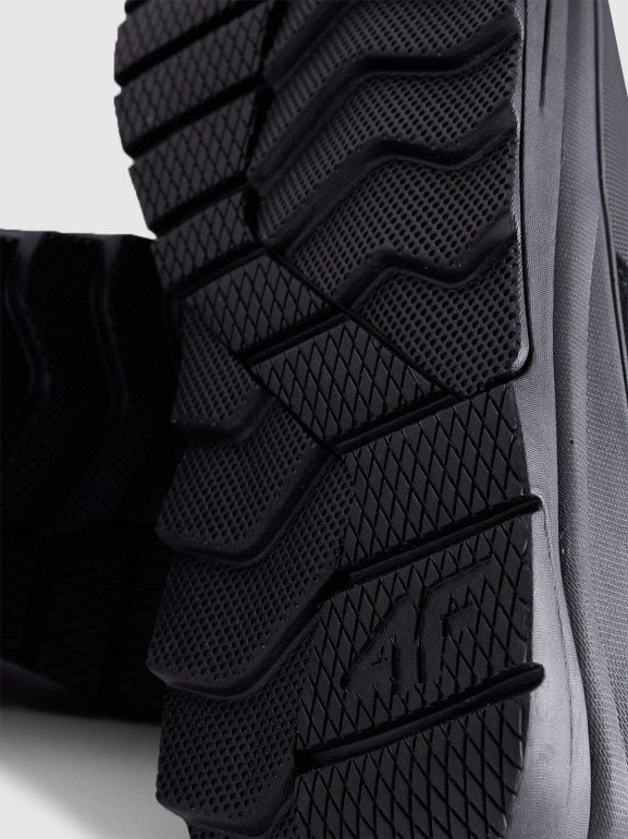 Damskie buty zimowe śniegowce SNOWDROP 4F 4FRAW25FSBSF042 - czarne