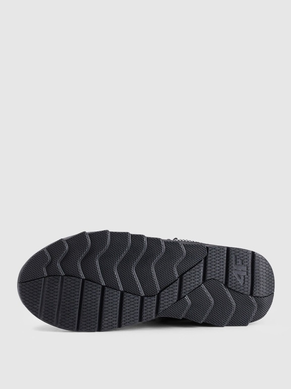 Damskie buty zimowe śniegowce SNOWDROP 4F 4FRAW25FSBSF042 - czarne