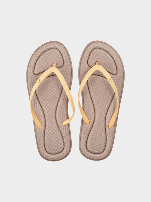 Damskie japonki 4F 4FMM00FFLIF020A - brązowe