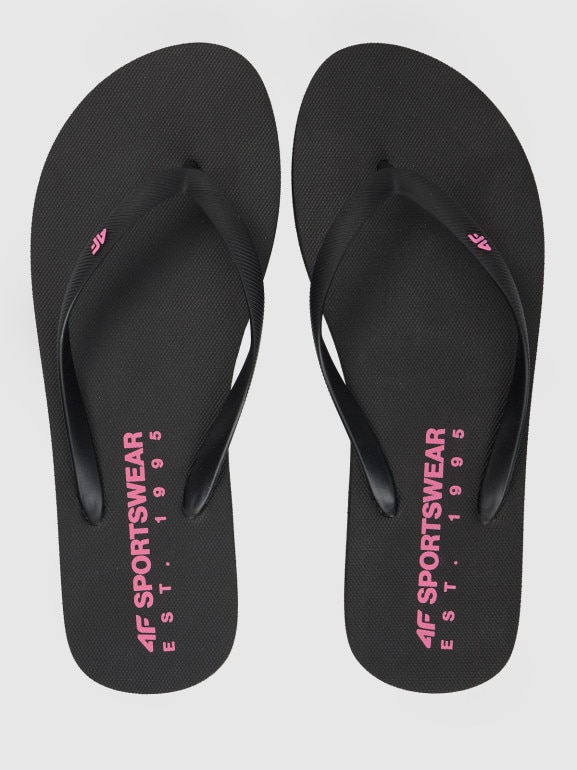 Damskie japonki 4F 4FRSS26FFLIF223 - czarne