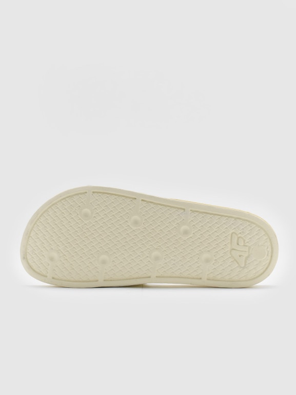 Damskie klapki 4F 4FMM00FFLIF031A - beżowe