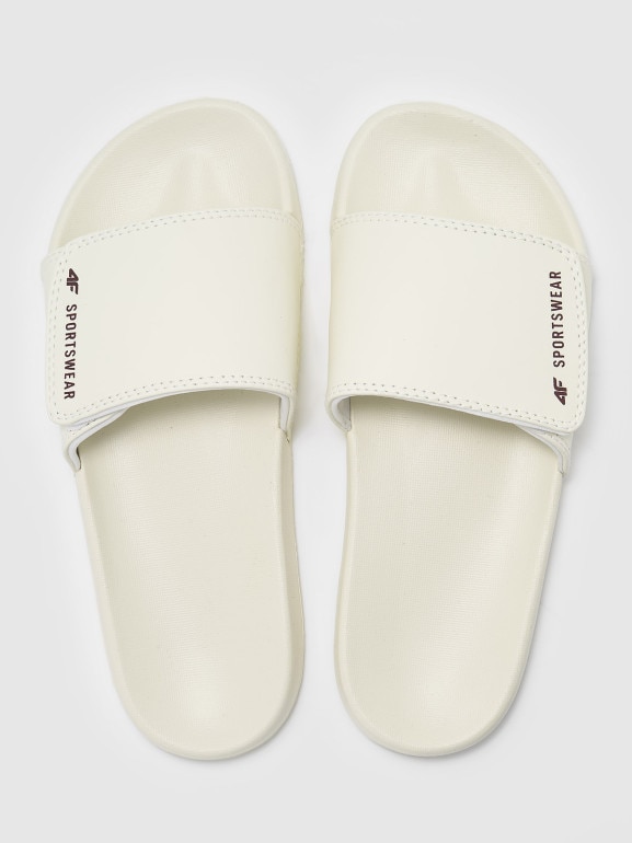 Damskie klapki 4F 4FMM00FFLIF031A - beżowe