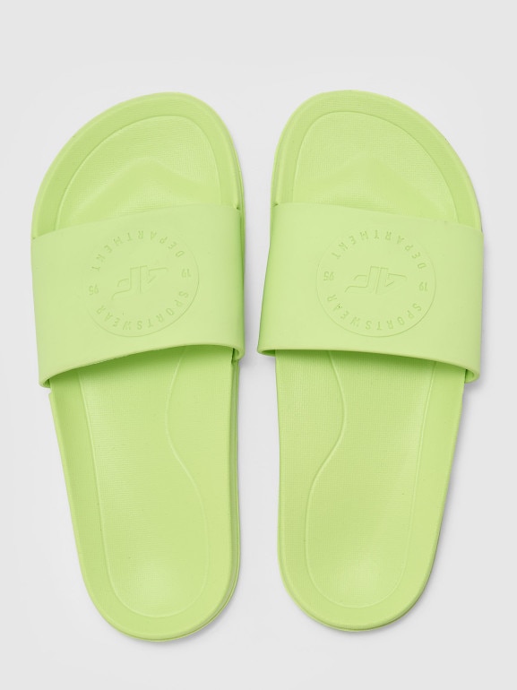 Damskie klapki 4F 4FMM00FFLIF045A - zielone