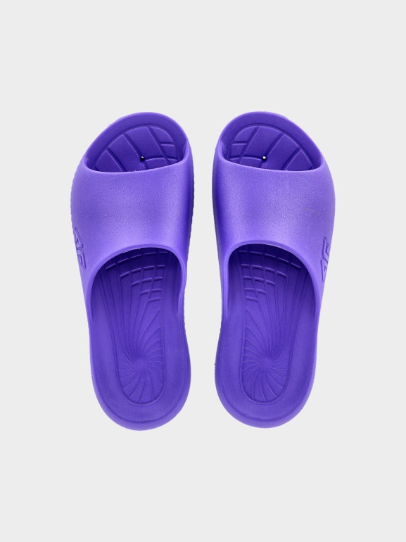 Damskie klapki 4F 4FMM00FFLIF093A - fioletowe