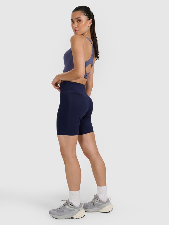 Damskie kolarki treningowe 4F 4FWAW25TFSTF051 - granatowe