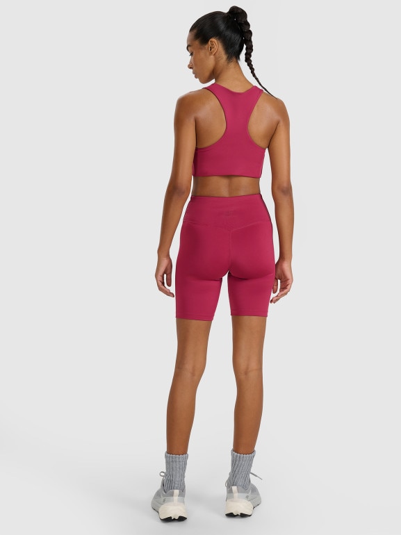 Damskie kolarki treningowe 4F 4FWAW25TFSTF051 - czerwone