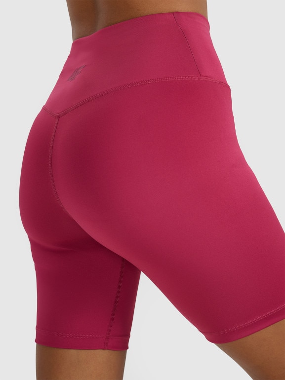 Damskie kolarki treningowe 4F 4FWAW25TFSTF051 - czerwone