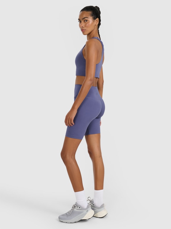 Damskie kolarki treningowe 4F 4FWAW25TFSTF051 - niebieskie