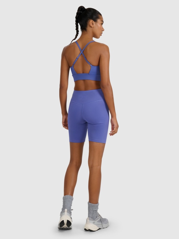 Damskie kolarki treningowe 4F 4FWAW25TFSTF051 - niebieskie