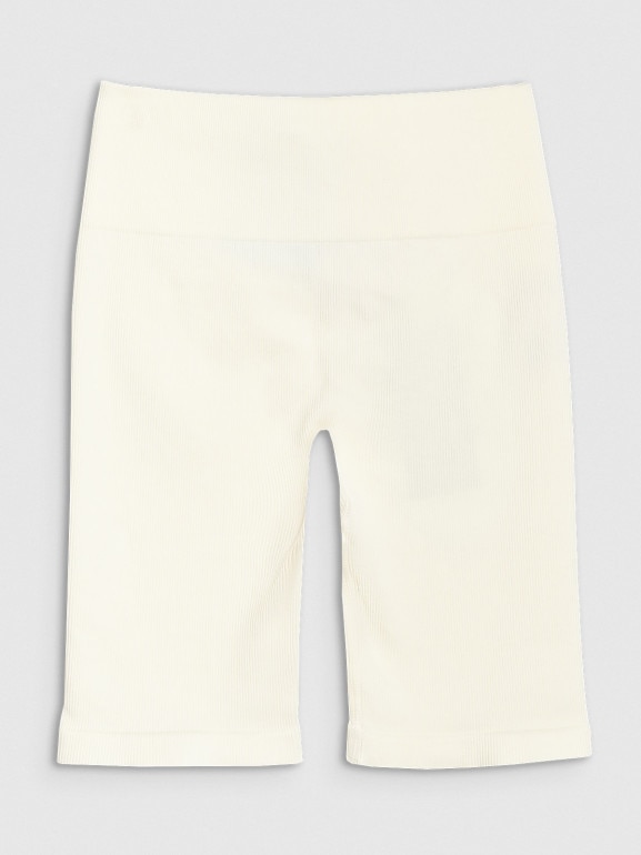 Damskie kolarki treningowe 4F 4FWAW25TFSTF084 - beżowe