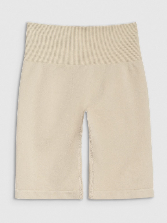 Damskie kolarki treningowe 4F 4FWAW25TFSTF084 - beżowe