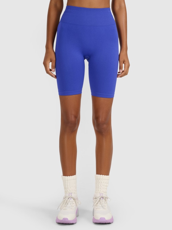 Damskie kolarki treningowe 4F 4FWAW25TFSTF084 - niebieskie