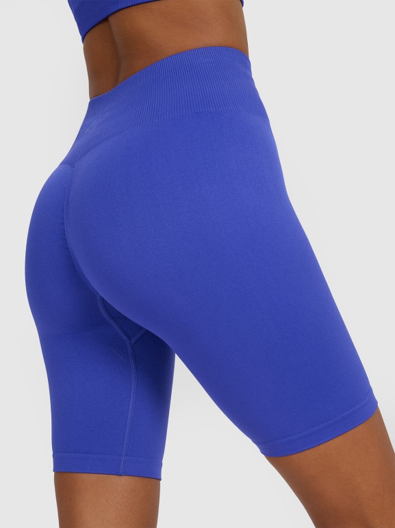 Damskie kolarki treningowe 4F 4FWAW25TFSTF084 - niebieskie