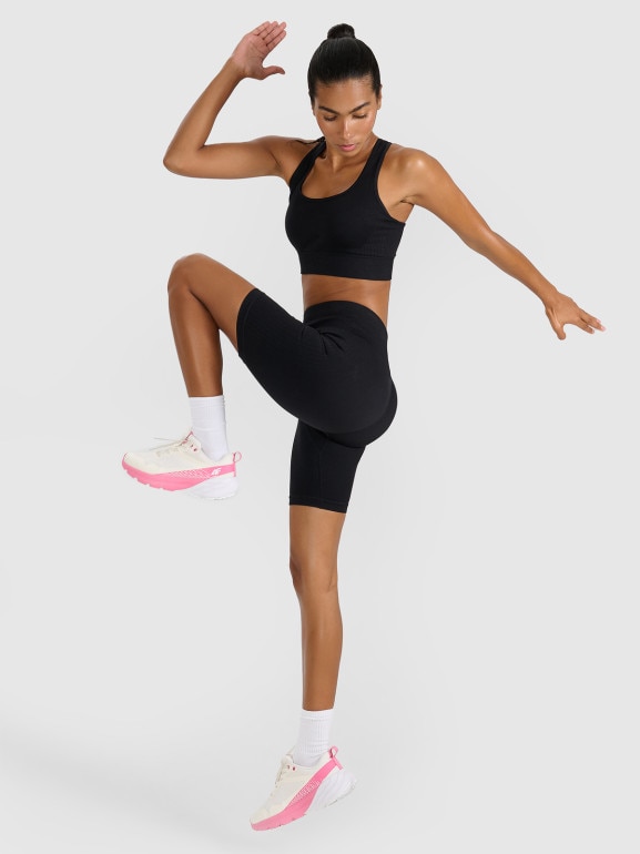 Damskie kolarki treningowe 4F 4FWMM00TFSTF082 - czarne