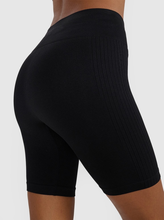 Damskie kolarki treningowe 4F 4FWMM00TFSTF082 - czarne