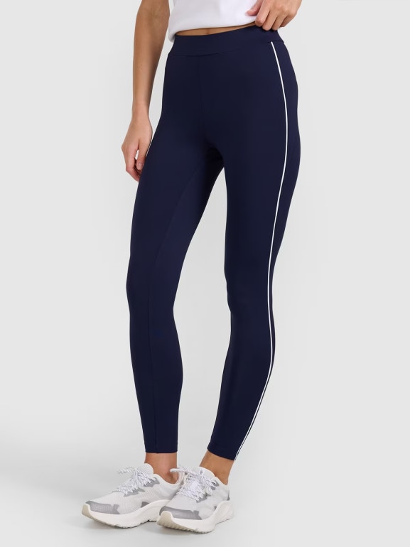 Damskie legginsy 4F 4FRAW25TTIGF286 - granatowe