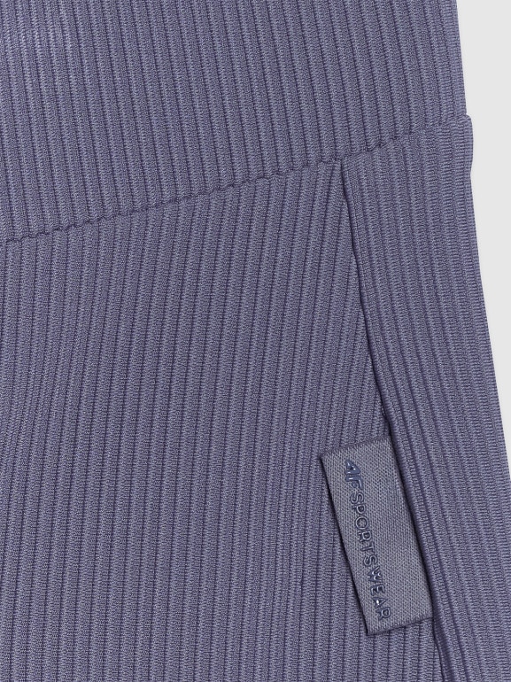 Damskie legginsy 4F 4FWAW25TTIGF237 - niebieskie