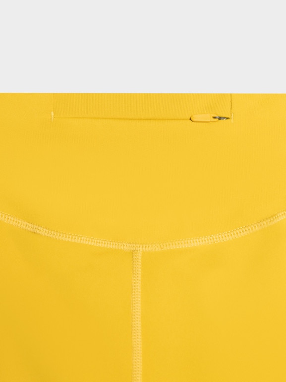 Damskie legginsy do biegania 4F 4FRAW23TFTIF238 - zielone