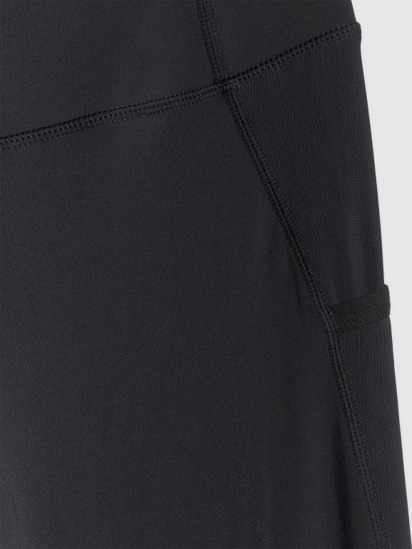 Damskie legginsy do biegania 4F 4FWSS26TFTIF396 - czarne
