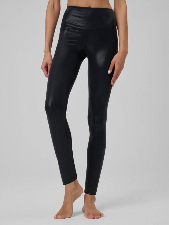 Damskie legginsy do jogi 4F 4FRSS26TFTIF494 - czarne