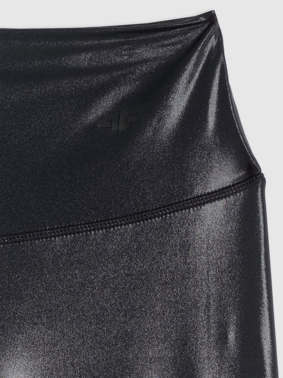 Damskie legginsy do jogi 4F 4FRSS26TFTIF494 - czarne