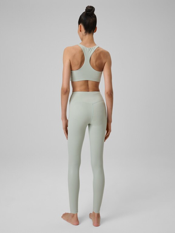 Damskie legginsy do jogi 4F 4FRSS26TFTIF494 - miętowe