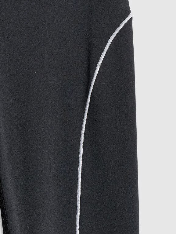 Damskie legginsy do jogi 4F 4FRSS26TFTIF495 - czarne