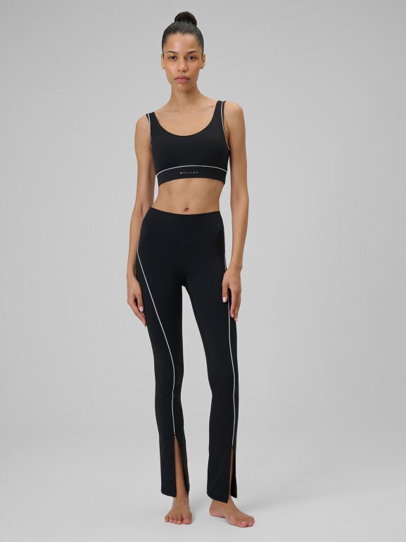 Damskie legginsy do jogi 4F 4FRSS26TFTIF495 - czarne