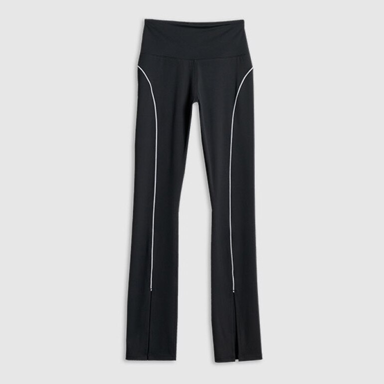 Damskie legginsy do jogi 4F 4FRSS26TFTIF495 - czarne