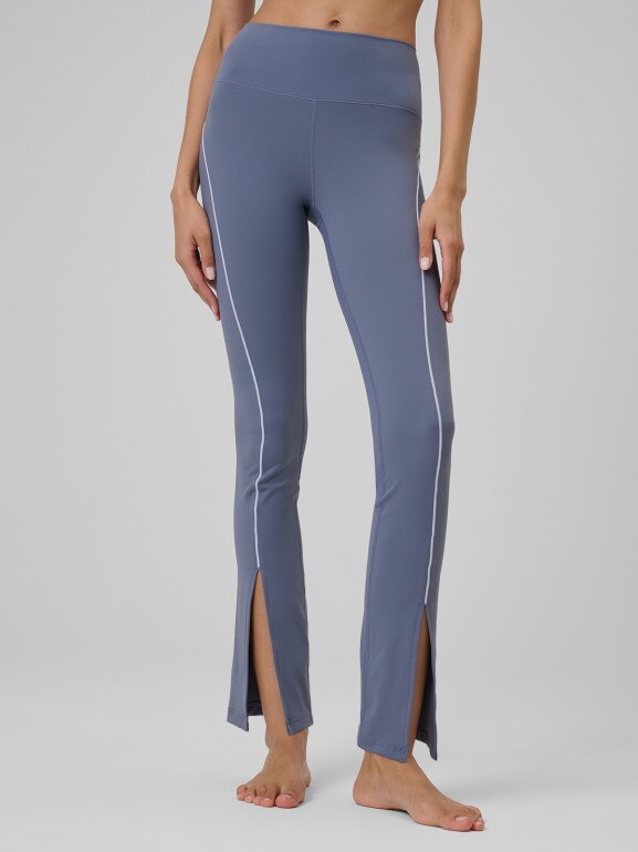 Damskie legginsy do jogi 4F 4FRSS26TFTIF495 - denim