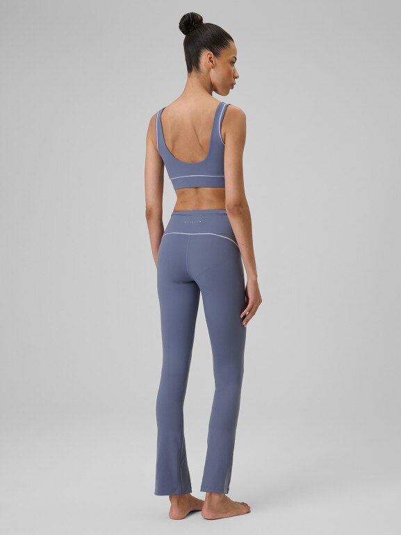 Damskie legginsy do jogi 4F 4FRSS26TFTIF495 - denim