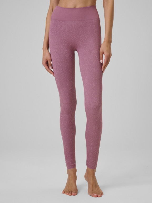 Damskie legginsy do jogi 4F 4FRSS26TFTIF496 - różowe