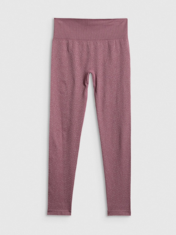 Damskie legginsy do jogi 4F 4FRSS26TFTIF496 - różowe