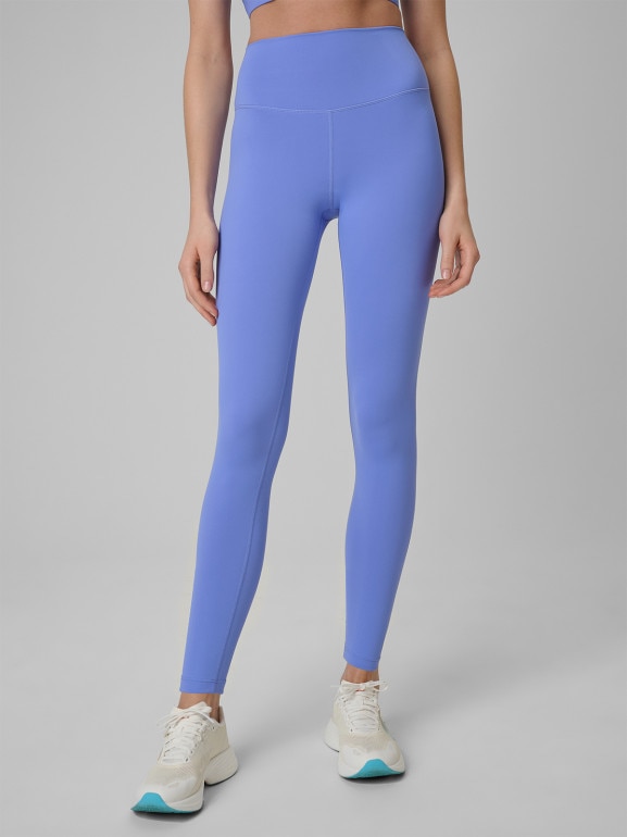 Damskie legginsy do jogi 4F 4FRSS26TFTIF530 - niebieskie
