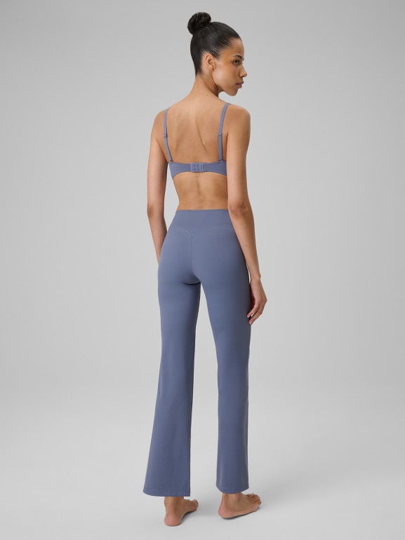 Damskie legginsy do jogi 4F 4FRSS26TFTRF1390 - denim