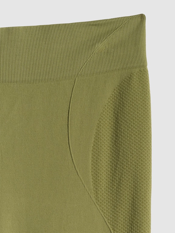 Damskie legginsy do jogi 4F 4FWSS26TFTIF406 - zielone