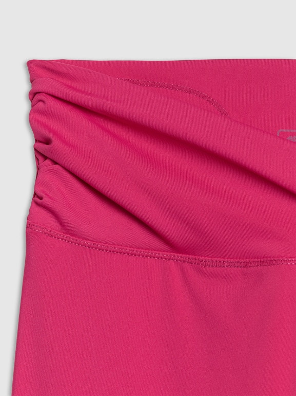 Damskie legginsy do jogi i pilatesu 4F 4FWAW25TFTIF369 - różowe