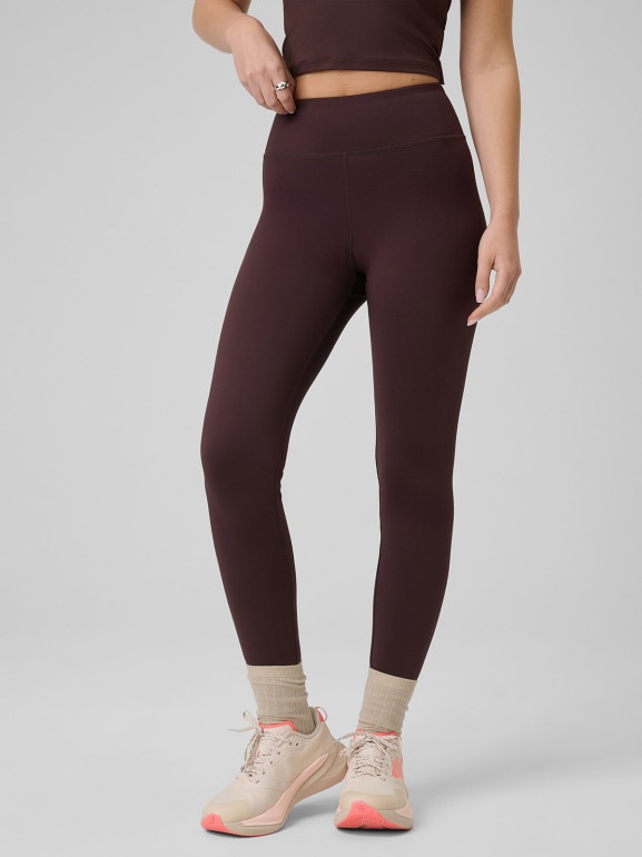 Damskie legginsy dzianinowe 4F 4FRSS26TTIGF323 - brązowe