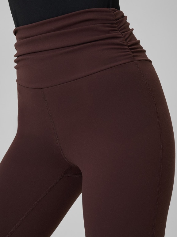 Damskie legginsy dzianinowe 4F 4FRSS26TTIGF324 - brązowe