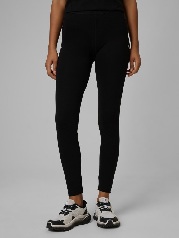 Damskie legginsy dzianinowe 4F 4FWSS26TTIGF261 - czarne