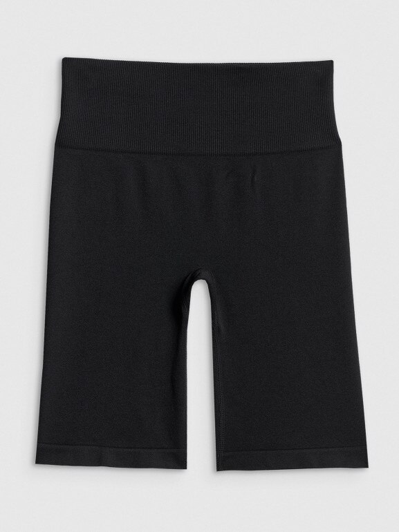 Damskie legginsy kolarki treningowe 4F 4FWSS26TFSTF109 - czarne