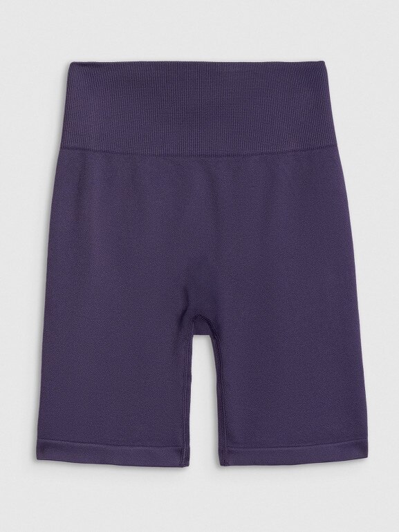 Damskie legginsy kolarki treningowe 4F 4FWSS26TFSTF109 - fioletowe
