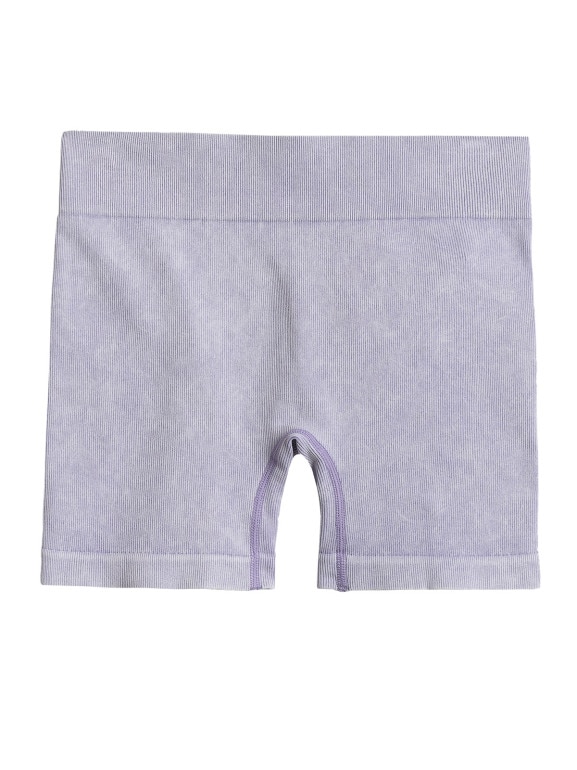 Damskie legginsy krótkie treningowe 4F 4FWSS26TFSTF072 - fioletowe